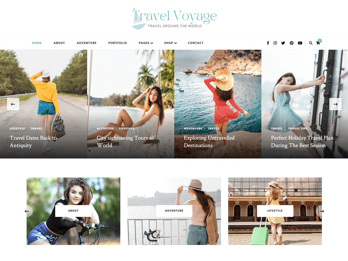 travel-voyage free wordpress theme