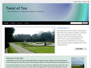 twist-of-ten free wordpress theme