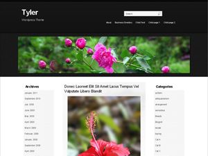 tyler free wordpress theme