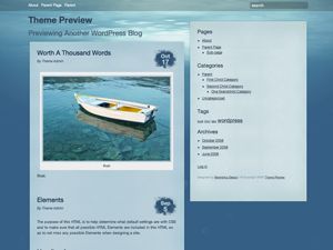 underwater free wordpress theme