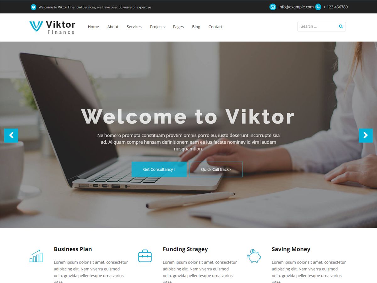 viktor-lite free wordpress theme