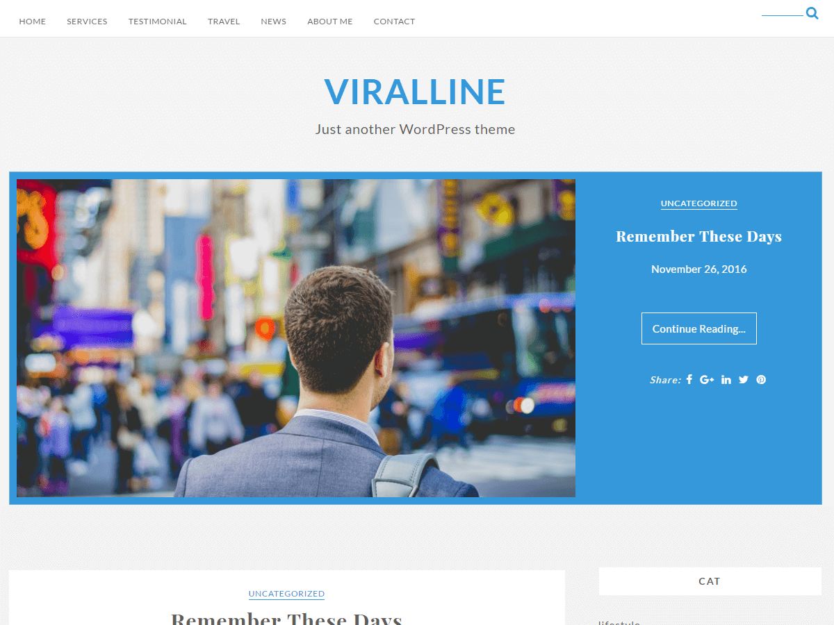 viralline free wordpress theme