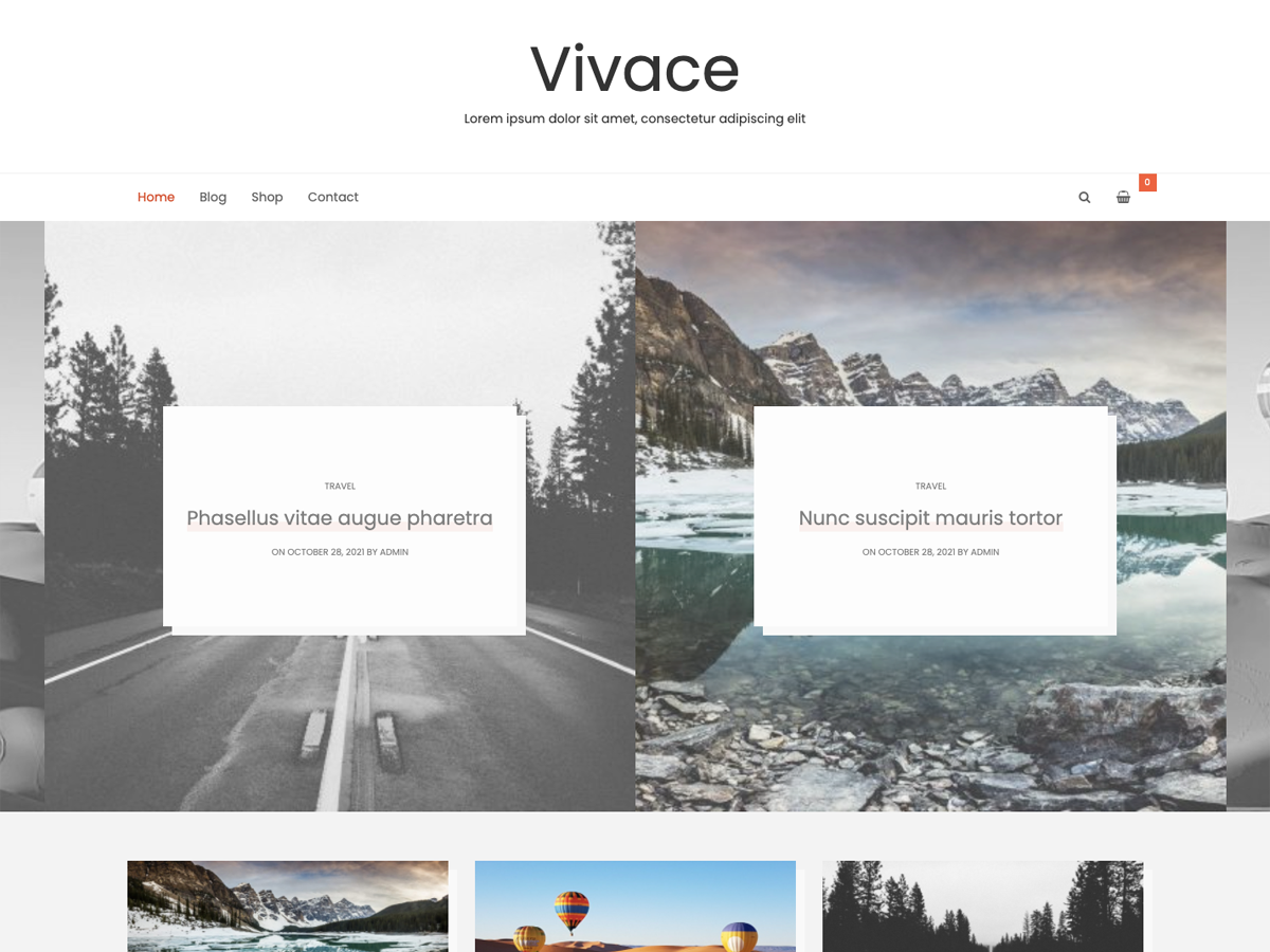 vivace free wordpress theme