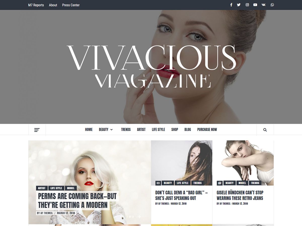 vivacious-magazine free wordpress theme