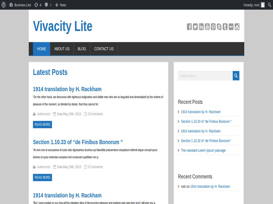 vivacity-lite free wordpress theme