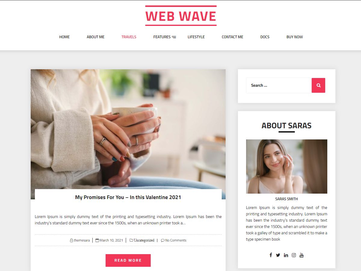 web-wave free wordpress theme