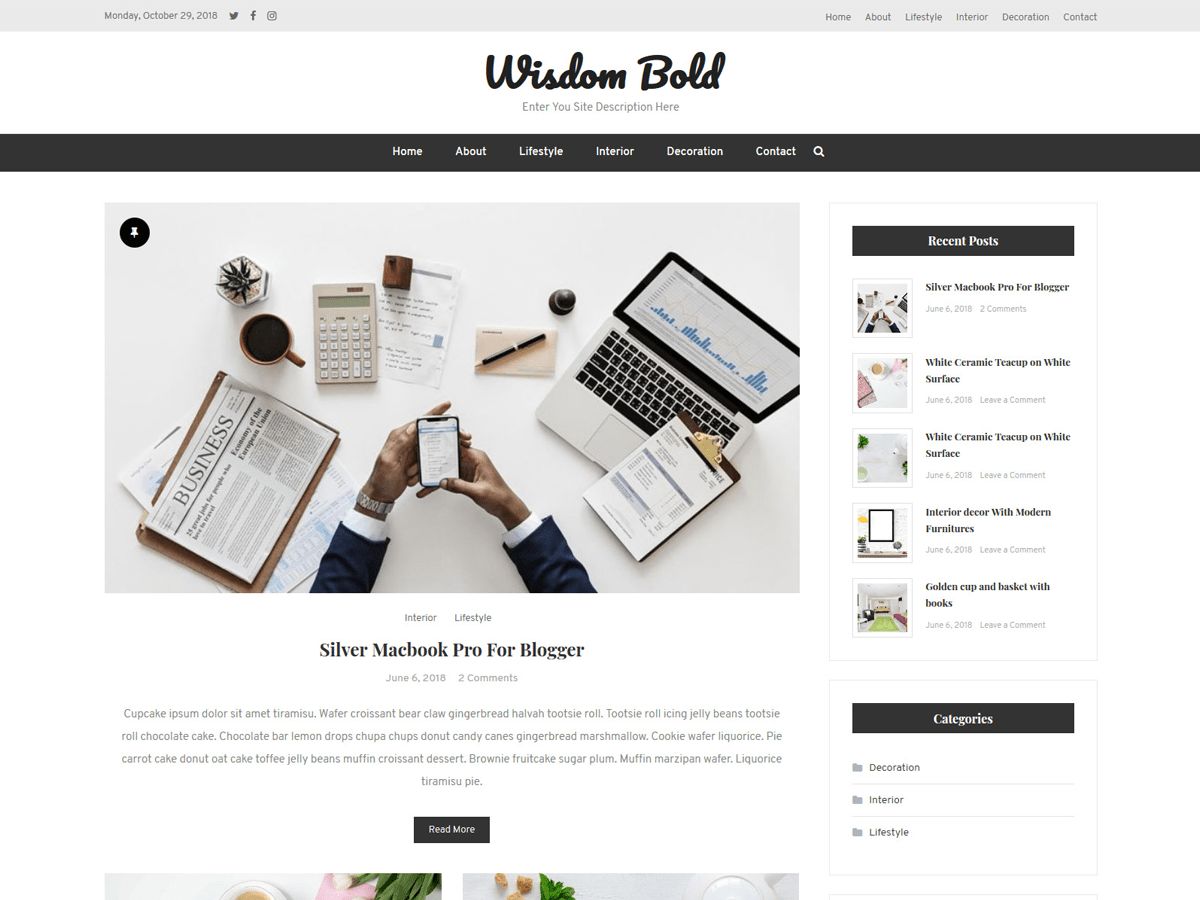 wisdom-bold free wordpress theme
