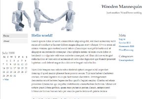 wooden-mannequin free wordpress theme