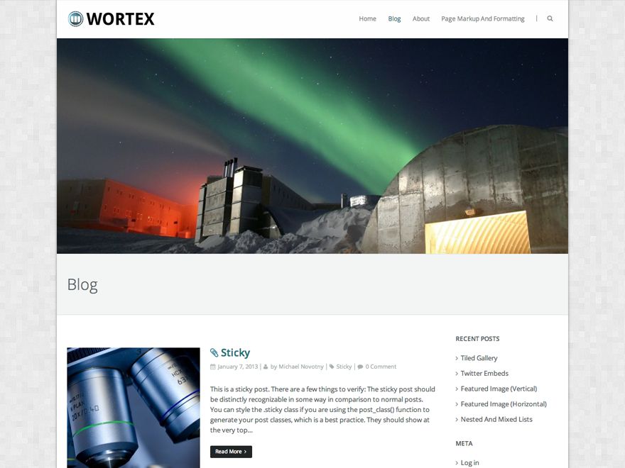 wortex-lite free wordpress theme
