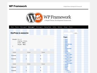 wp-framework free wordpress theme