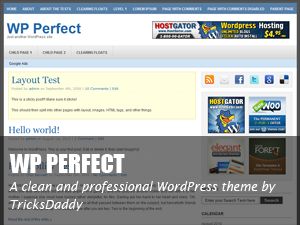 wp-perfect free wordpress theme