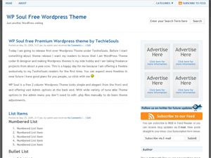 wp-soul free wordpress theme