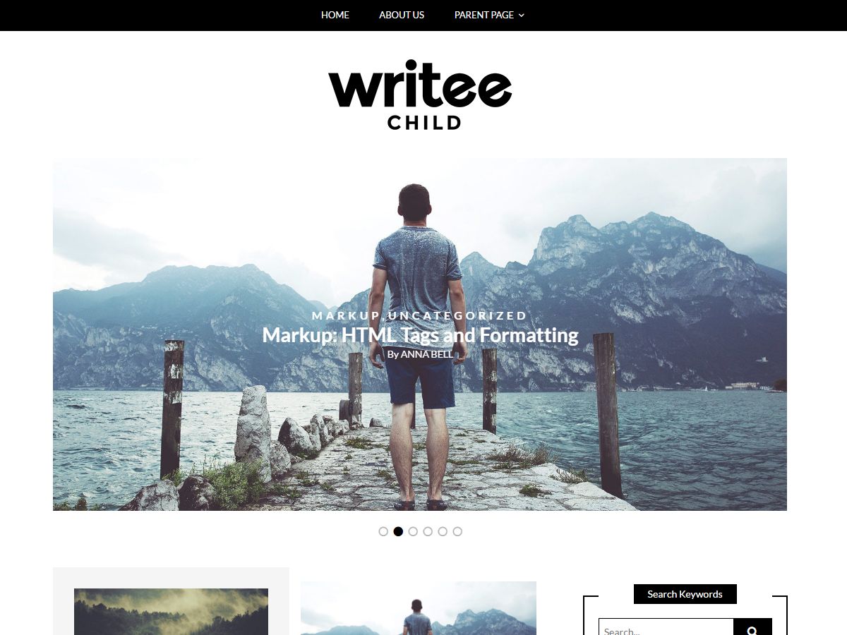writee-grid free wordpress theme