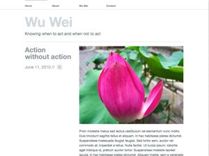 wu-wei free wordpress theme