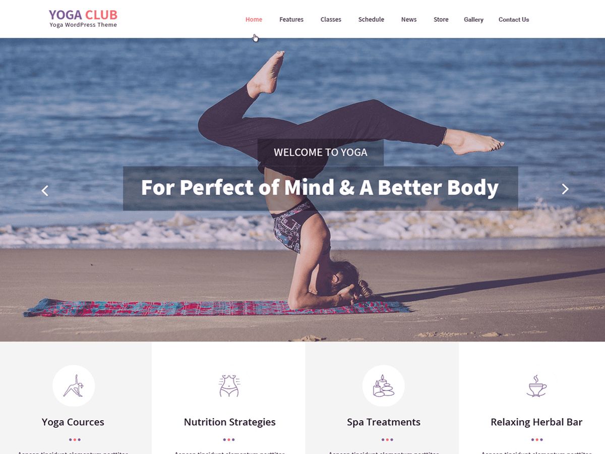 yogaclub-lite free wordpress theme