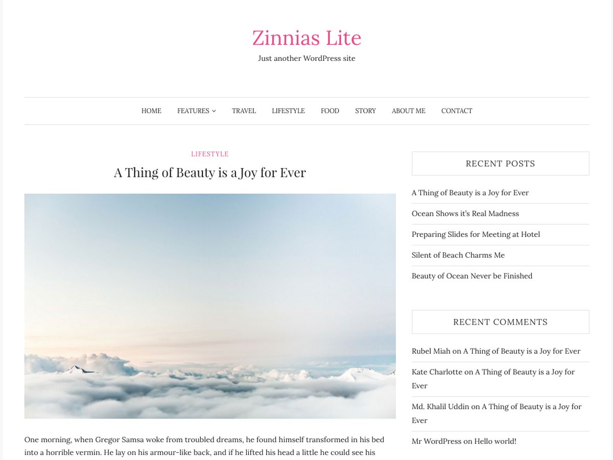 zinnias-lite free wordpress theme